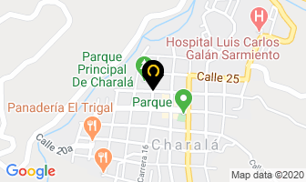 Mapa de Hotel Charalá Real en Charala