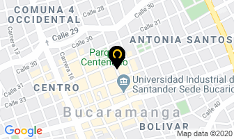 Mapa de Hotel Cinema en Bucaramanga