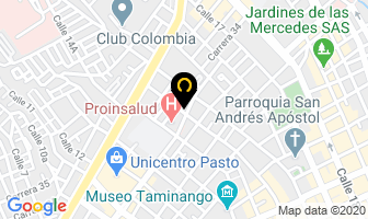 Mapa de Hotel Cisne Azul en Pasto