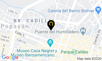 Mapa de Hotel Ciudad Bonita en Popayán
