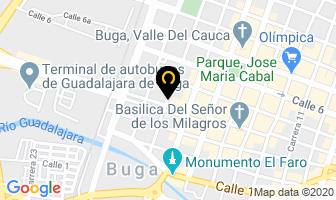 Mapa de Hotel Ciudad Señora en Guadalajara de Buga