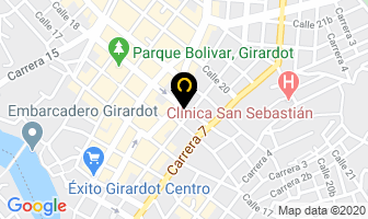 Mapa de Hotel Colonial en Girardot