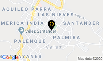 Mapa de Hotel Colonial en Velez