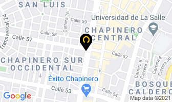 Mapa de Hotel Colonial Bogotá en Bogotá D.C