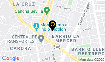 Mapa de Hotel Confort Marvella en Cúcuta