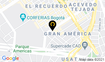 Mapa de Hotel Corferias en Bogotá D.C