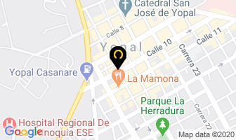 Mapa de Hotel Costa Azul en Yopal