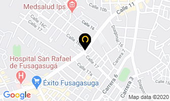 Mapa de Hotel Costa Del Sol en Fusagasugá