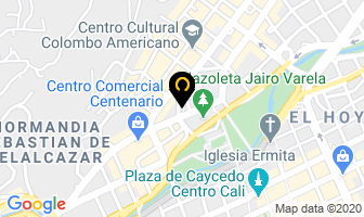 Mapa de Hotel Cuarta Avenida en Cali