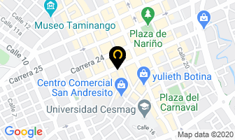 Mapa de Hotel Cuellar's en Pasto
