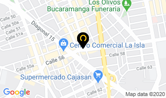 Mapa de Hotel D León en Bucaramanga
