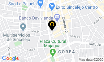 Mapa de Hotel Damys en Sincelejo