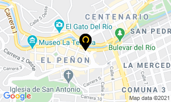 Mapa de Hotel Dann Cali en Cali
