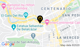 Mapa de Hotel Dann Carlton en Cali