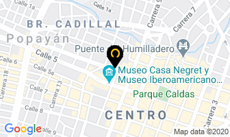 Mapa de Hotel Dann Monasterio Popayán en Popayán