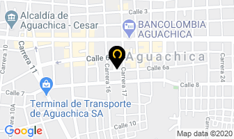 Mapa de Hotel Daylin en Aguachica