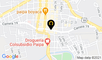 Mapa de Hotel Daza en Paipa