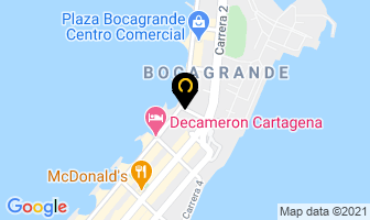 Mapa de Hotel Decameron en Cartagena
