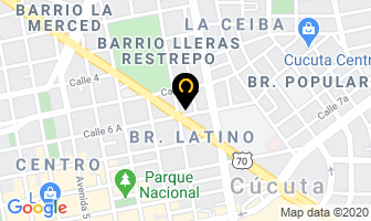 Mapa de Hotel Diagonal Plaza - Cúcuta en Cúcuta