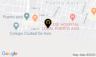 Mapa de Hotel Don Julio en Puerto Asís