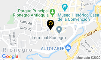 Mapa de Hotel Dorado en Rionegro
