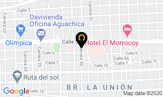 Mapa de Hotel D®leon In en Aguachica