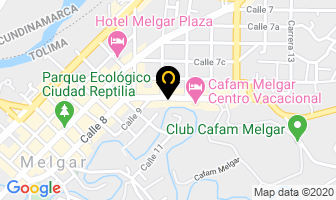 Mapa de Hotel El Bosque en Melgar