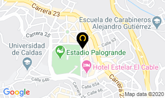 Mapa de Hotel El Coliseo en Manizales