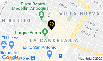 Mapa de Hotel El Continental en Medellín