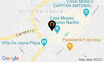 Mapa de Hotel El Eden en Villa de Leyva