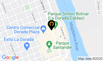 Mapa de Hotel El Mesón en La Dorada