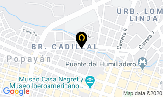Mapa de Hotel El Puente en Popayán
