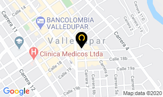 Mapa de Hotel El Tío en Valledupar
