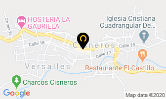 Mapa de Hotel El Turista en Cisneros