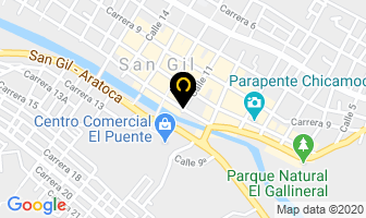 Mapa de Hotel El Viajero en San Gil