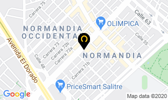 Mapa de Hotel Elegant Suite Normandia en Bogotá D.C