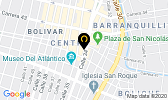 Mapa de Hotel Embajador en Barranquilla