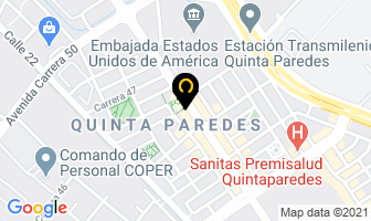 Mapa de Hotel Embassy Park en Bogotá D.C