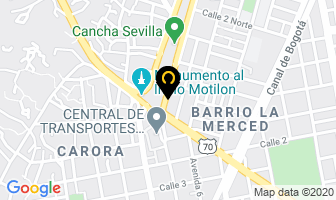 Mapa de Hotel Ensueño en Cúcuta