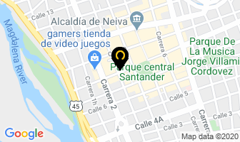 Mapa de Hotel Escorial en Neiva