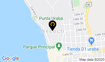 Mapa de Hotel Fela en Necoclí