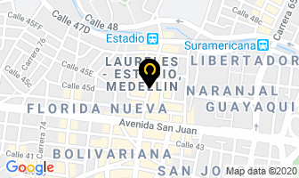 Mapa de Hotel Florida en Medellín