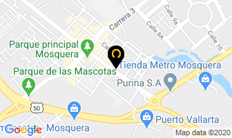 Mapa de Hotel Gok Center en Mosquera