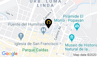 Mapa de Hotel Gran Colombia en Popayán