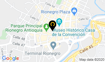 Mapa de Hotel Gutier en Rionegro