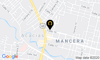 Mapa de Hotel Hamacas en Acacias