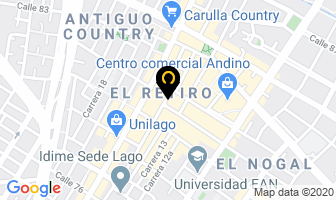 Mapa de Hotel Hamilton Court en Bogotá D.C