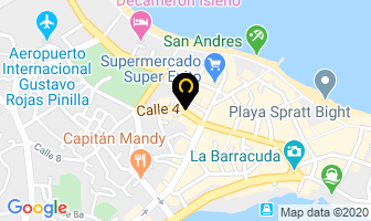 Mapa de Hotel Hernando Henry en San Andrés
