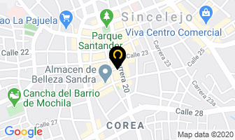 Mapa de Hotel Horizonte Gold en Sincelejo