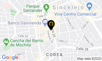 Mapa de Hotel Ibiza en Sincelejo